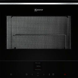 Neff C17GR00N0B Built-In Microwave with Grill, Stainless Steel